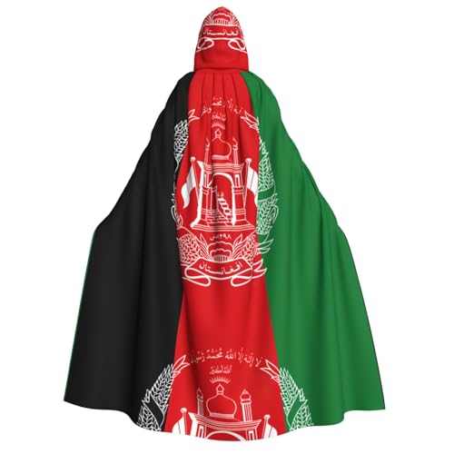 Yyoretp Unisex-Flagge von Afghanistan, Erwachsenen-Kapuzenumhang, Umhang für Halloween, Cosplay, Tod, Vampir-Kostüme Yyoretp Unisex-Flagge von Afghanistan, Erwachsenen-Kapuzenumhang, Umhang für Halloween, Cosplay, Tod, Vampir-Kostüme von Yyoretp