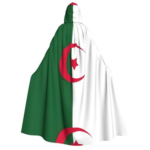 Yyoretp Unisex Flagge von Algerien Druck Erwachsene Kapuzenumhang Robe Umhang Umhang für Halloween Cosplay Tod Vampir Kostüme Yyoretp Unisex Flagge von Algerien Druck Erwachsene Kapuzenumhang Robe Umhang Umhang für Halloween Cosplay Tod Vampir Kostüme von Yyoretp