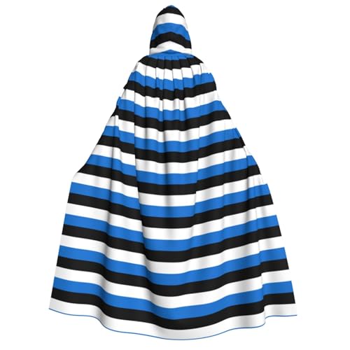 Yyoretp Unisex-Flagge von Estland, Kapuzenumhang für Erwachsene, Umhang für Halloween, Cosplay, Tod, Vampir-Kostüme Yyoretp Unisex-Flagge von Estland, Kapuzenumhang für Erwachsene, Umhang für Halloween, Cosplay, Tod, Vampir-Kostüme von Yyoretp