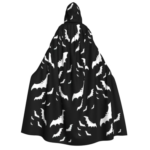 Yyoretp Unisex Halloween Fliegende Fledermäuse Druck Erwachsene Kapuzenumhang Robe Umhang Umhang für Halloween Cosplay Tod Vampir Kostüme Yyoretp Unisex Halloween Fliegende Fledermäuse Druck Erwachsene Kapuzenumhang Robe Umhang Umhang für Halloween Cosplay Tod Vampir Kostüme von Yyoretp