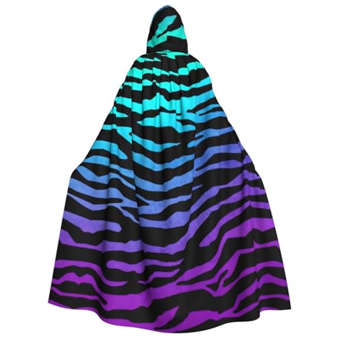 Yyoretp Unisex-Kapuzenumhang mit Kapuze, Camouflage, Zebrastreifen, für Halloween, Cosplay, Tod, Vampir-Kostüme, Violett / Blau / Grün Yyoretp Unisex-Kapuzenumhang mit Kapuze, Camouflage, Zebrastreifen, für Halloween, Cosplay, Tod, Vampir-Kostüme, Violett / Blau / Grün von Yyoretp