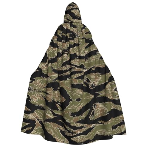 Yyoretp Unisex Kapuzenumhang mit Tigerstreifen, Camouflage-Druck, für Erwachsene, für Halloween, Cosplay, Tod, Vampir-Kostüme Yyoretp Unisex Kapuzenumhang mit Tigerstreifen, Camouflage-Druck, für Erwachsene, für Halloween, Cosplay, Tod, Vampir-Kostüme von Yyoretp