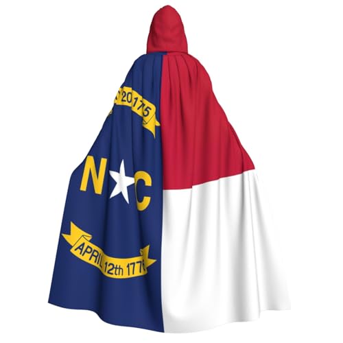 Yyoretp Unisex North Carolina State Flag Print Erwachsene Kapuzenumhang Robe Umhang Umhang für Halloween Cosplay Tod Vampir Kostüme Yyoretp Unisex North Carolina State Flag Print Erwachsene Kapuzenumhang Robe Umhang Umhang für Halloween Cosplay Tod Vampir Kostüme von Yyoretp