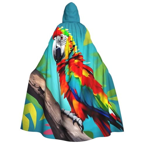Yyoretp Unisex Papageien auf Baum Druck Erwachsene Kapuzenumhang Robe Umhang Umhang für Halloween Cosplay Tod Vampir Kostüme Yyoretp Unisex Papageien auf Baum Druck Erwachsene Kapuzenumhang Robe Umhang Umhang für Halloween Cosplay Tod Vampir Kostüme von Yyoretp