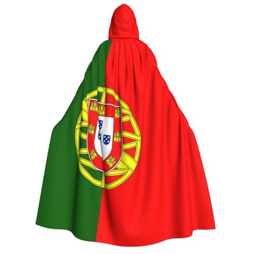 Yyoretp Unisex Portugiesische Flagge Druck Erwachsene Kapuzenumhang Robe Umhang Umhang für Halloween Cosplay Tod Vampir Kostüme Yyoretp Unisex Portugiesische Flagge Druck Erwachsene Kapuzenumhang Robe Umhang Umhang für Halloween Cosplay Tod Vampir Kostüme von Yyoretp