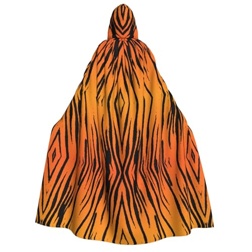 Yyoretp Unisex Tiger Stripe Print Erwachsene Kapuzenumhang Robe Umhang Umhang für Halloween Cosplay Tod Vampir Kostüme Yyoretp Unisex Tiger Stripe Print Erwachsene Kapuzenumhang Robe Umhang Umhang für Halloween Cosplay Tod Vampir Kostüme von Yyoretp