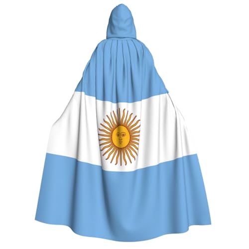 Yyoretp Unisex-Umhang mit argentinischer Flagge, bedruckt, mit Kapuze, Umhang für Halloween, Cosplay, Tod, Vampir-Kostüme Yyoretp Unisex-Umhang mit argentinischer Flagge, bedruckt, mit Kapuze, Umhang für Halloween, Cosplay, Tod, Vampir-Kostüme von Yyoretp