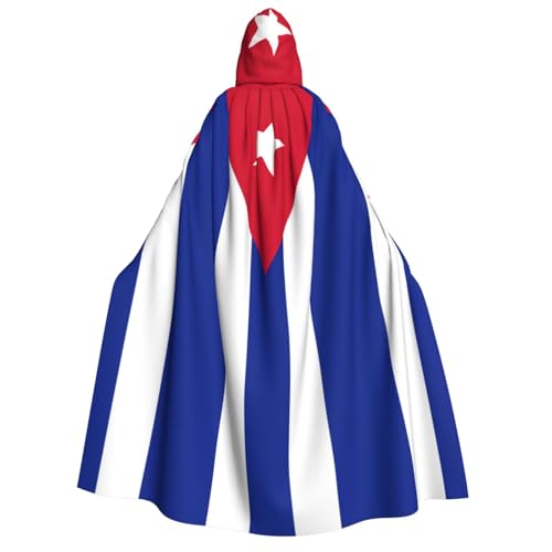 Yyoretp Unisex-Umhang mit kubanischer Flagge, bedruckt, für Erwachsene, für Halloween, Cosplay, Tod, Vampir-Kostüme Yyoretp Unisex-Umhang mit kubanischer Flagge, bedruckt, für Erwachsene, für Halloween, Cosplay, Tod, Vampir-Kostüme von Yyoretp