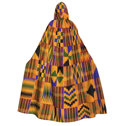 Yyoretp Unisex afrikanisches ethnisches Muster Druck Erwachsene Kapuzenumhang Robe Umhang Umhang für Halloween Cosplay Tod Vampir Kostüme Yyoretp Unisex afrikanisches ethnisches Muster Druck Erwachsene Kapuzenumhang Robe Umhang Umhang für Halloween Cosplay Tod Vampir Kostüme von Yyoretp