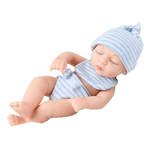 Yzdysg 18 cm Realistische Schlafpuppe Stofftier Mit Schönem Gesicht Lebensecht Pädagogisches Reborns Boutique Collection Kinderparty Geschenk von Yzdysg