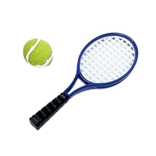 Yzdysg Dolls House Small Sports Set 1 12 Tennisschläger Und Tragbares Modezubehör Für Miniaturspaß von Yzdysg