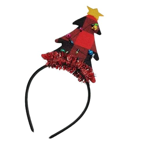 Yzdysg Kopfschmuck, Geweih, Hut, Schleife, Stirnband, Weihnachts-Kopfbedeckung, Weihnachtsfeier, Foto-Requisiten, Schleife, Party, Kopfbedeckung, Cosplay-Zubehör von Yzdysg