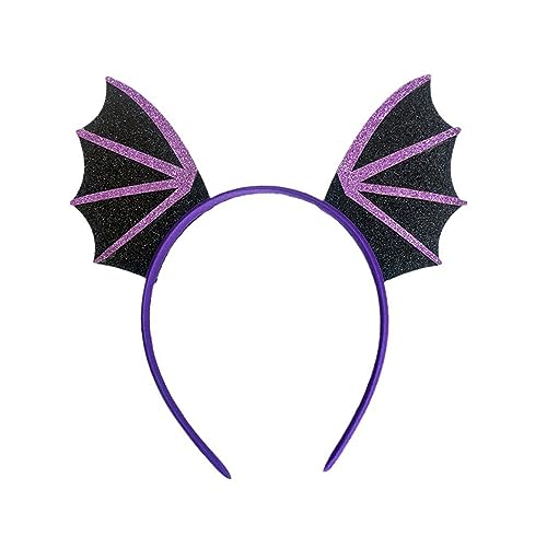 Yzdysg Kopfschmuck, Halloween-Fledermaus-Stirnband, Pailletten-Haarband, Cosplay-Kostüm, Kopfschmuck für Erwachsene und Kinder, Bühnenrequisiten, Kopfbedeckung Yzdysg Kopfschmuck, Halloween-Fledermaus-Stirnband, Pailletten-Haarband, Cosplay-Kostüm, Kopfschmuck für Erwachsene und Kinder, Bühnenrequisiten, Kopfbedeckung von Yzdysg