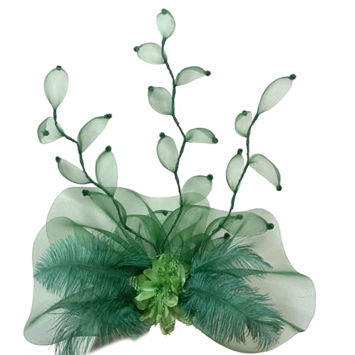 Yzdysg Kopfschmuck, Netz-Fascinator, Kopfschmuck, elegante Kopfbedeckung, Mode, Tee, Party, Kopfbedeckung für Unterhaltungsindustrie von Yzdysg