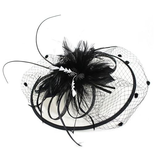 Yzdysg Kopfschmuck, Perlen-Fascinator, 1920er-Jahre, Abschlussball-Tänzerin, Kopfschmuck für besondere Anlässe, Hochzeit, Verlobung, Nacht, Kopfbedeckung, Haarstyling von Yzdysg