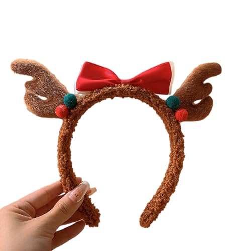 Yzdysg Kopfschmuck, Weihnachts-Stirnband, Schleife, Kopfreif, Party-Requisiten, Zubehör, Festival, Party, Haarband, Kinder und Erwachsene von Yzdysg