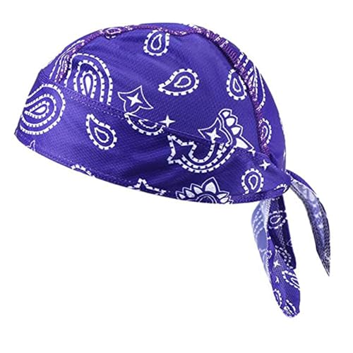 Yzdysg Kopfschmuck, cooler Piratenhut für Damen und Herren, modisch, verstellbar, lässiger Hut, Turban-Stirnband, atmungsaktiv, Hip-Hop-Hut, Kopfbedeckung von Yzdysg