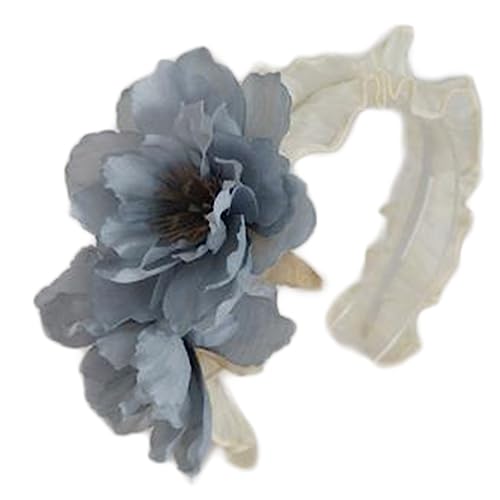 Yzdysg Kopfschmuck, handgefertigtes Haar-Accessoire, Stirnband, Lolitas, Cosplay, Dienstmädchen, Spitze, Haarreif, Clip, Blumen-Dekorationen für Frauen und Mädchen von Yzdysg