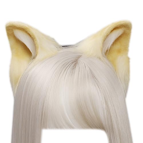 Yzdysg Kopfschmuck, pelzige Ohren, Anime-Cosplays, Haar-Accessoire, Tierohren, Füchse, Stirnband, Haarspange, Plüsch-Kopfschmuck für von Yzdysg