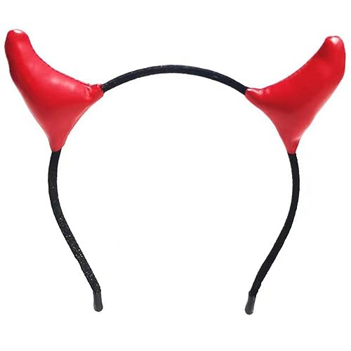 Yzdysg Kopfschmuck, weicher Teufel, cooles Stirnband, Horn, Tierhorn, Haarreifen für Kinder, zeigt Rollenspiele, Tierhaarbänder, Cartoon-Kostüm von Yzdysg