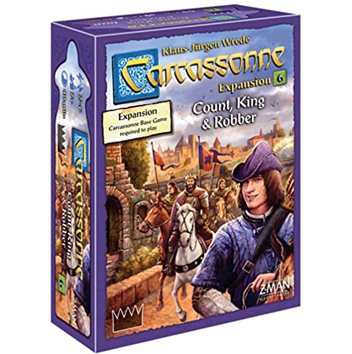 Z-Man Games , Carcassonne Count, King & Robber, Board Game Expansion 6, Ages 7 and up, 2-6 Players, 45 Minutes Playing Time von Z-Man Games