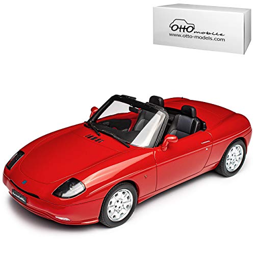 FIAT Barchetta Cabrio Rot 1995-2005 Nr 816 1/18 Otto Modell Auto mit individiuellem Wunschkennzeichen von Z-Models