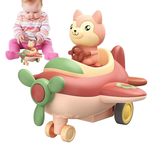 ZAGARO Cartoon-Autospielzeug, Tierauto für Kinder | Frühpädagogisches Trägheitsspielzeug,Niedliches Gleitflugzeug-Autospielzeug für Kinder, verbessert die Eltern-Kind-Interaktion, Sammlerdekor von ZAGARO