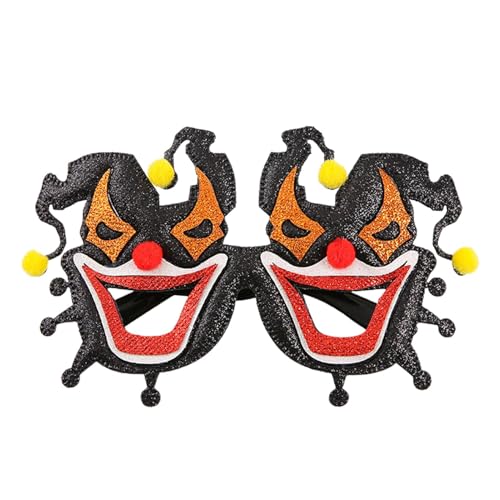 ZAGARO Halloween-Gläser, Halloween-Gläser für Kinder,Clown-Partybrille für Kinder - Erwachsene Party-Stimmungsbrille, kreatives Clown-Design für Kinder, Cosplay von ZAGARO