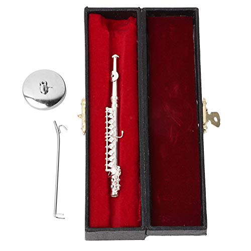 Flöteninstrument, 11 cm Mini-Kupferflötenmodell, Musikinstrumentenmodell, Miniatur-Musikinstrumente, Musikgeschenke, Heimdekoration, Ornamente von ZAICOLER