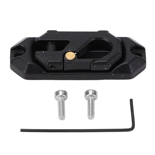 ZAICOLER Kletterauto-Winden-Metalldrahtführung 1/10 1/8 Zinklegierung RC-Auto-Windenführung mit Schrauben und Schraubenschlüssel Ersatz für 1/10 1/8 RC-Kletterautos (Black) von ZAICOLER