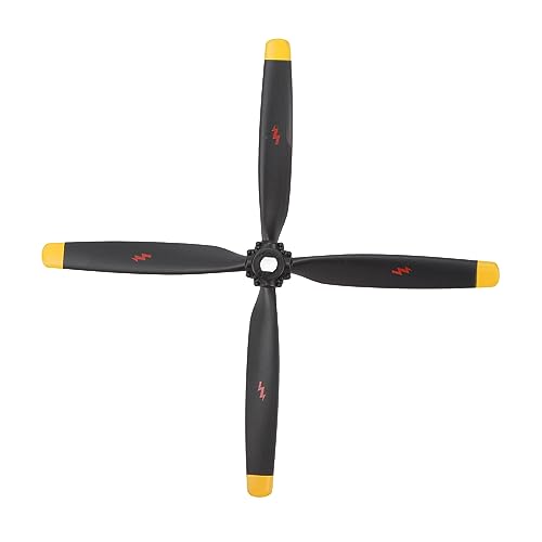 ZAICOLER Propeller, Propellerpaddelblatt für WLtoys XK A280 Kunststoff RC Flugzeug Ersatzteile Zubehör RC Flugzeugpropeller Drohnenpropeller Einfache Installation für Ersatz Schwarz von ZAICOLER