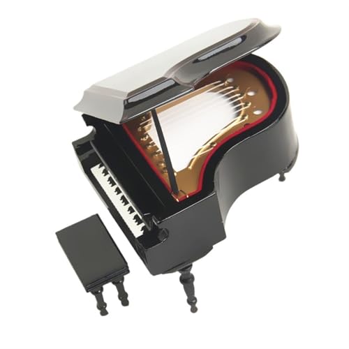 Mini-Musikinstrument-Ornamente Mini Musik Klavier Flügel Musikinstrument Modell Spieluhr(10*8*7) von ZALHIN
