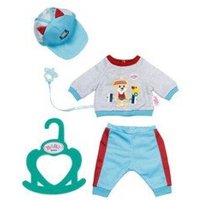 ZAPF 831878 BABY born Little Sport Outfit blau 36 cm von ZAPF CREATION® BABY BORN®