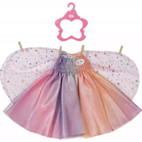 ZAPF 836132 BABY born Regenbogen Kleid 43 cm von ZAPF CREATION® BABY BORN®