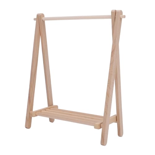 ZASCHMOY 1:12 Skala Miniatur -Holzpuppenhauskleidung Rack - Freistehende Bodenständer Kleidungsstück für Puppenhäuser ZASCHMOY 1:12 Skala Miniatur -Holzpuppenhauskleidung Rack - Freistehende Bodenständer Kleidungsstück für Puppenhäuser von ZASCHMOY