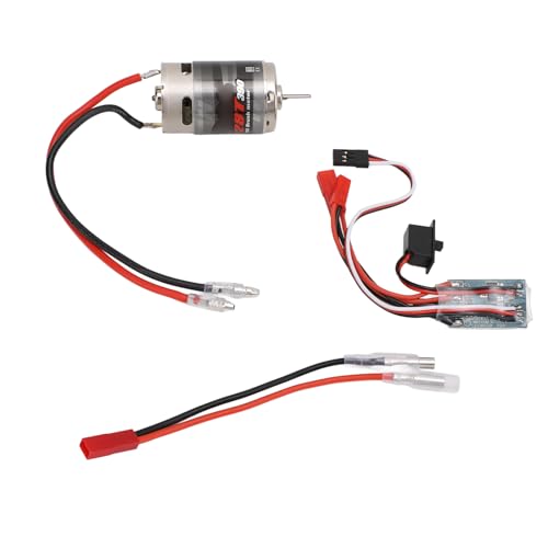 ZASCHMOY Leistungsstarker RC Gebürsteter Motor ESC Set 28T 390 mit 30A Electric Speed Controller und JST -Adapter für 1/16 1/18 RC -Auto und Boot ZASCHMOY Leistungsstarker RC Gebürsteter Motor ESC Set 28T 390 mit 30A Electric Speed Controller und JST -Adapter für 1/16 1/18 RC -Auto und Boot von ZASCHMOY