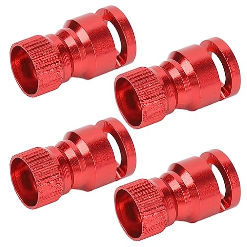 ZAWELIYO 4pcs Aluminiumlegierung RC Body Shell Mount Mount -Säulenloch -Locator, Schadensmeidung für RC -Autoreparatur 17,7 X 9,9 Mm (Rot) von ZAWELIYO