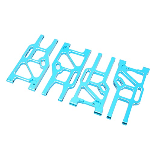 ZAWELIYO 4pcs Aluminiumlegierung RC Front Heck -Aufhängung Arm Kit Upgrade für HSP Starpace 94762 1/8 RC Car Blue von ZAWELIYO