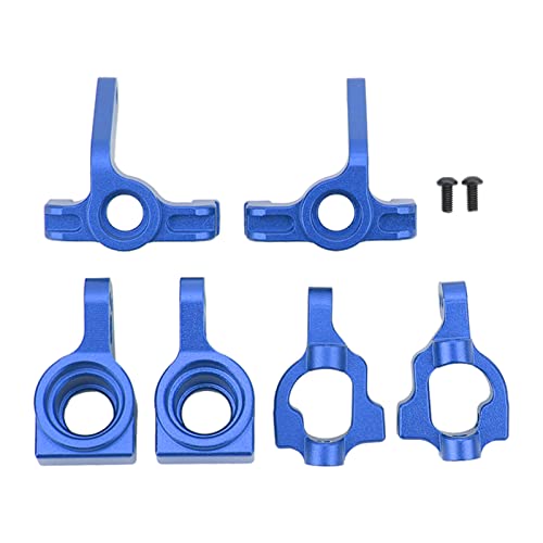 ZAWELIYO Metall RC -Auto -Upgrade -Teile Lenkbecher Heck -Hub -Trage C -Form Set Hohe Leistung für LOSI 1/10 22s (Blau) von ZAWELIYO