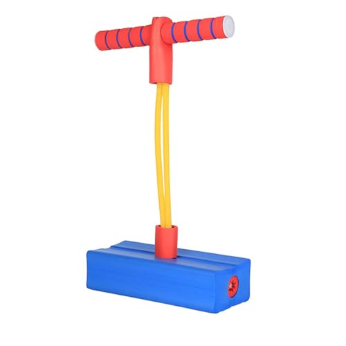 ZAWELIYO Pogo Stick Schaumstoff-Pogo-Jumper, Schaumstoff-Pogo-Stick Fördert das Wachsende Übungsgleichgewicht, Springspielzeug für Kinder (Blau) von ZAWELIYO