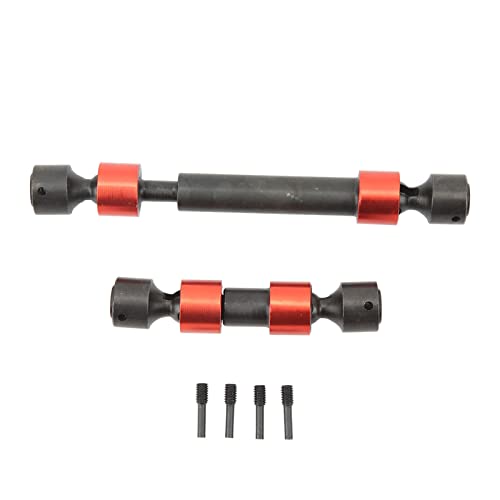 ZAWELIYO RC Center Antriebswelle Splined Universal Steel CVD -Antriebswelle Verbesserung der Leistung für 3.3 Gipfel E 2.0 (Rot) von ZAWELIYO