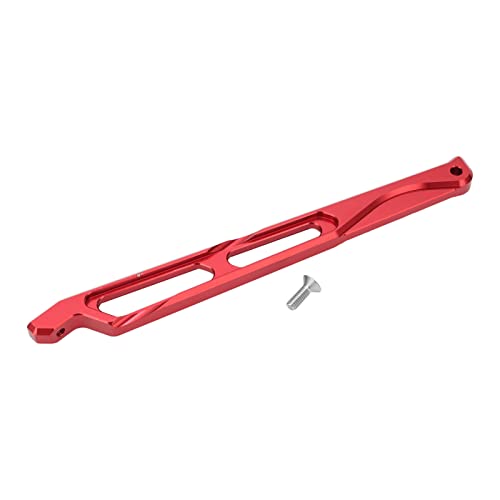 ZAWELIYO RC Chassis Heckklace, Premium -Aluminium -Legierungsträgerarm, Bessere Stabilität für Arrma Kraton 6s 1/8 (Rot) von ZAWELIYO