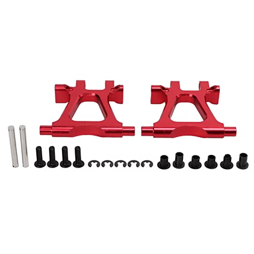 ZAWELIYO RC Heck Unteren Arm, Metall RC Heck Untere Schwung Suspensionsarm Kompatibel, Metall Heck Untere Suspensionsarme Schwingarm für TT02 1/10 RC -Auto -Upgrade Teile (Rot) von ZAWELIYO