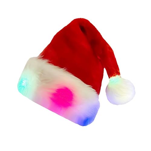 Verstellbare LEDs Warm Hell Helles Weihnachtsmützen Funkeln Kinder Weihnachtshüte Zum Laufen Wandercamping von ZBIianxer