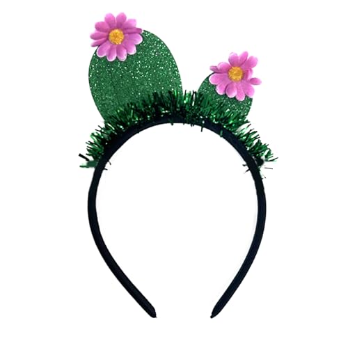 ZBIianxer Cactus Tinsel Flapper Stirnbänder Mardi Gras Prom Dancer Kopfstück Für Party Carnivals Feierlichkeiten Kopfbedeckungshaarstyling von ZBIianxer