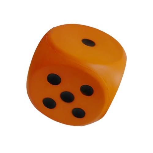 ZBIianxer Large Foam Dices Weiche Punkte Dices Lernen 6 Seiten Dices 6 Zoll Schaum Dices Riesen Dices Bildungsspielzeug Für Stressabbau von ZBIianxer