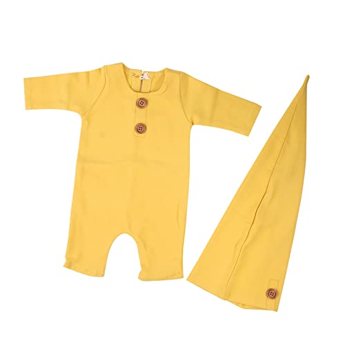 ZBIianxer Neugeborenen Requisiten Kostüm Baby Strampler Overalls Kleidung Infant Fotostudio Requisiten 2PCS von ZBIianxer