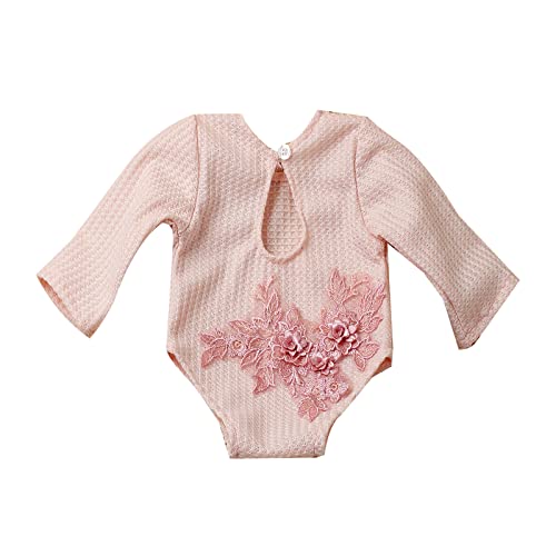 ZBIianxer Neugeborenen Strampler Neugeborene Fotografie Requisiten Baby Kostüm Outfit Baby Mädchen Blühende Kleidung von ZBIianxer