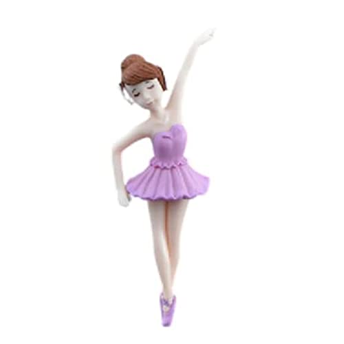 ZBIianxer Tanzendes Ballettmädchen-Figur, PVC, Cartoon-Dekoration, Ornament für Kinder, Mädchen, Geburtstagstortendekorationen von ZBIianxer