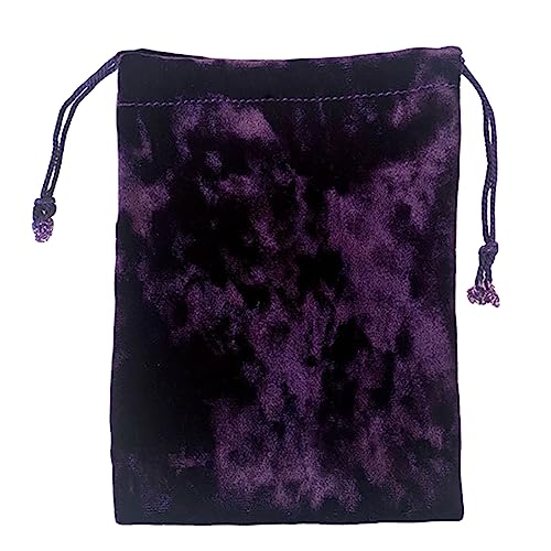 ZBIianxer Velvets Tarot Tasche Würfel Kordelzug Schmuckbeutel Handgeschenktasche Zur Aufbewahrung Brettspielkarten von ZBIianxer